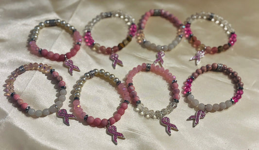 Single charm in pink