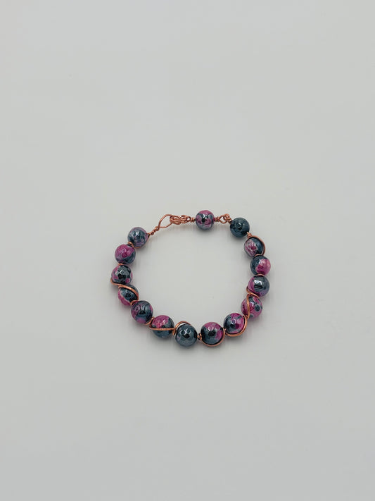 Gems & Copper Bracelet