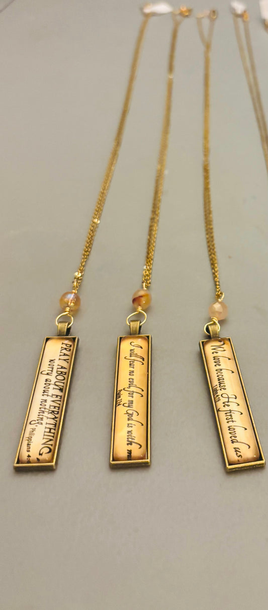 Inspirational Bible Necklace