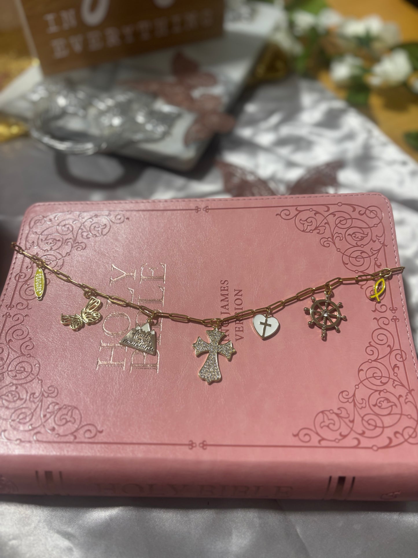 Bible Charmed in White