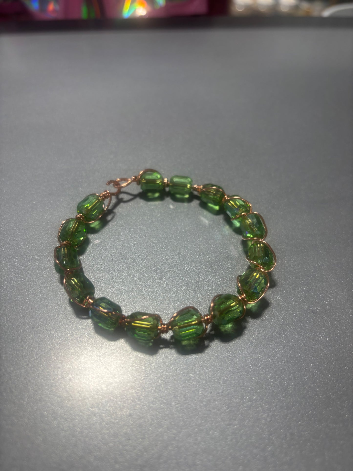 Copper & Glass in Green