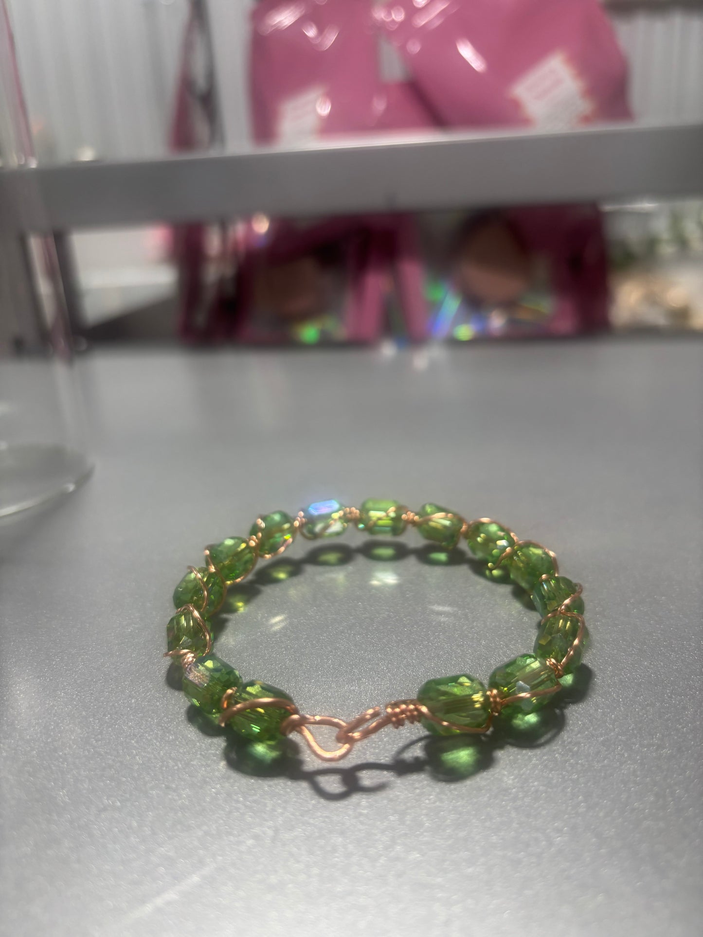 Copper & Glass in Green