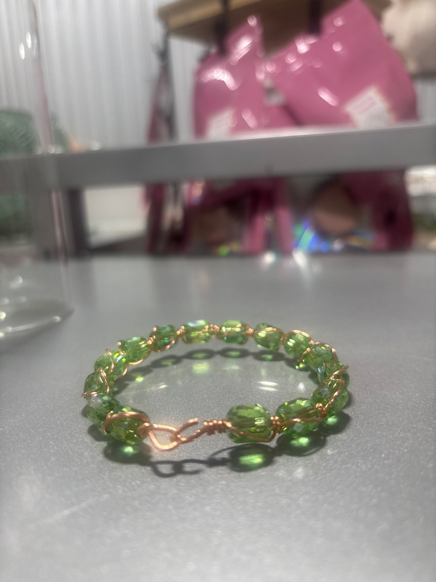 Copper & Glass in Green