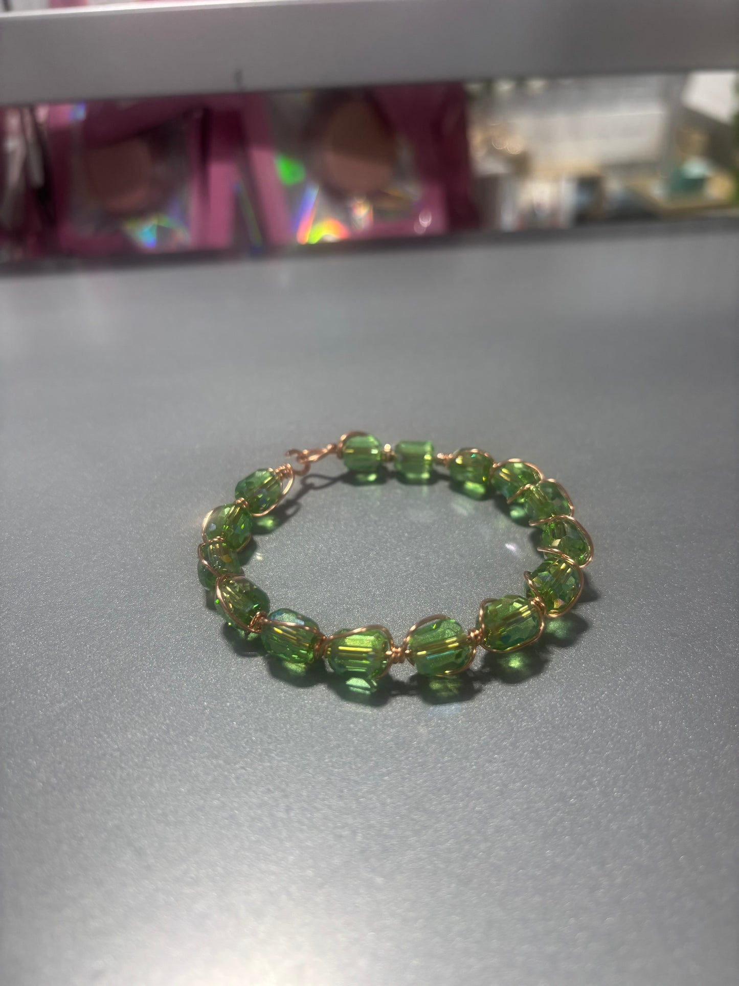 Copper & Glass in Green