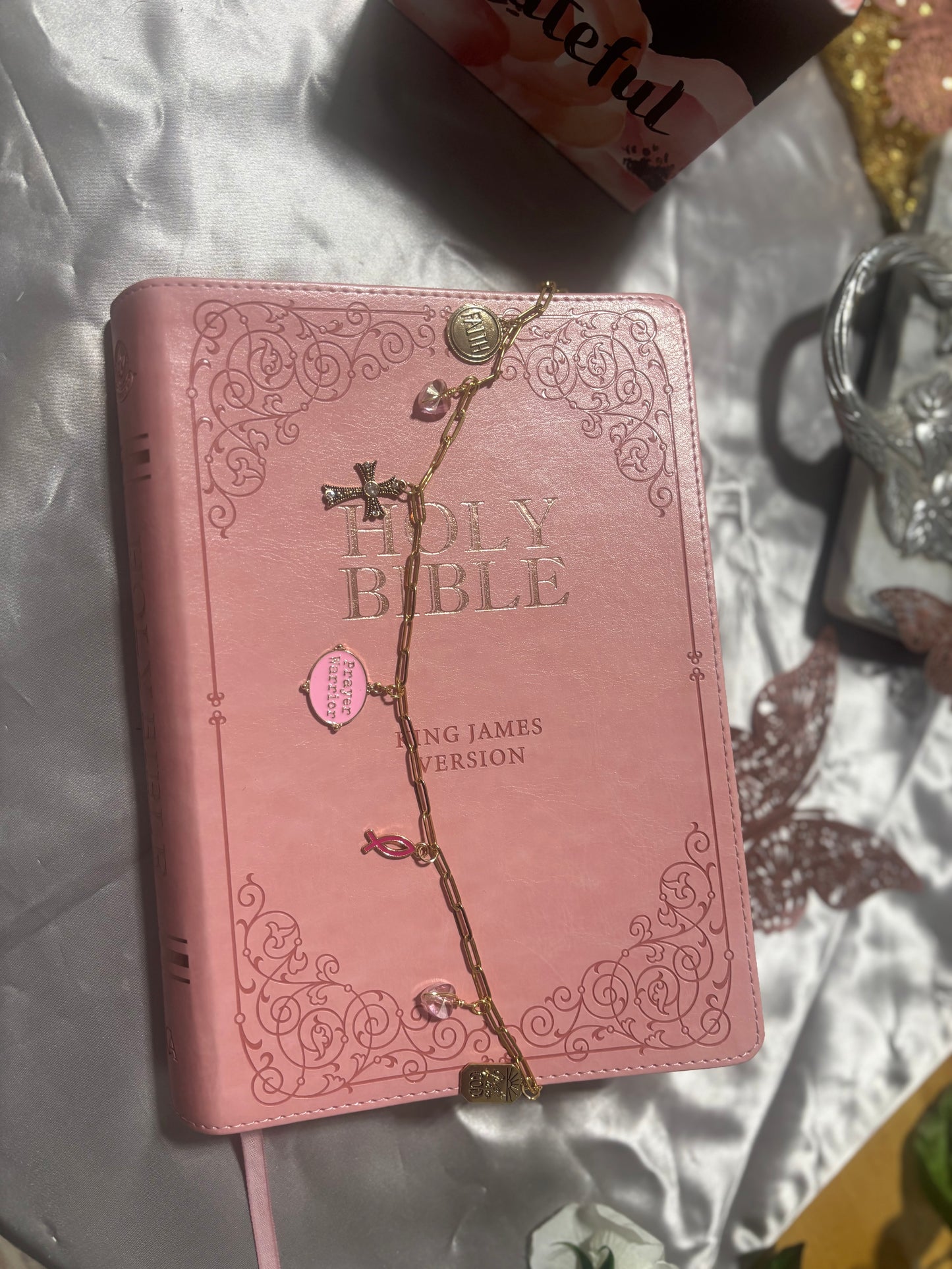 Bible Charmed in Pink